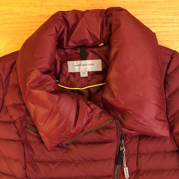 NWT Asymmetrical Puffer Down Jacket - Picture 2 of 5